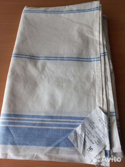 Простынь лен СССР, полотенца, скатерть