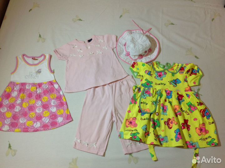 Пакет одежды для девочки рост 86-92