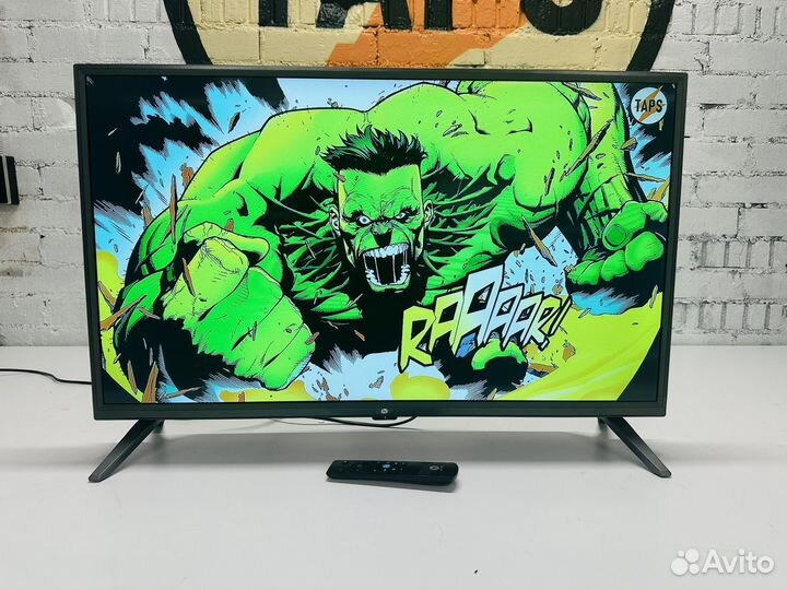 Большой свежий Hi 82см SMART TV с Алисой