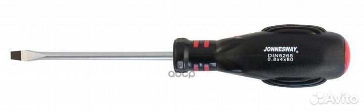 Отвертка стержневая шлицевая hercules, SL4 х 80