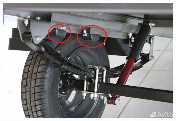 Отбойник балки прицепа