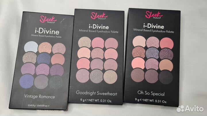 Тени для век Sleek makeup