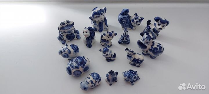 Гжель фигурки