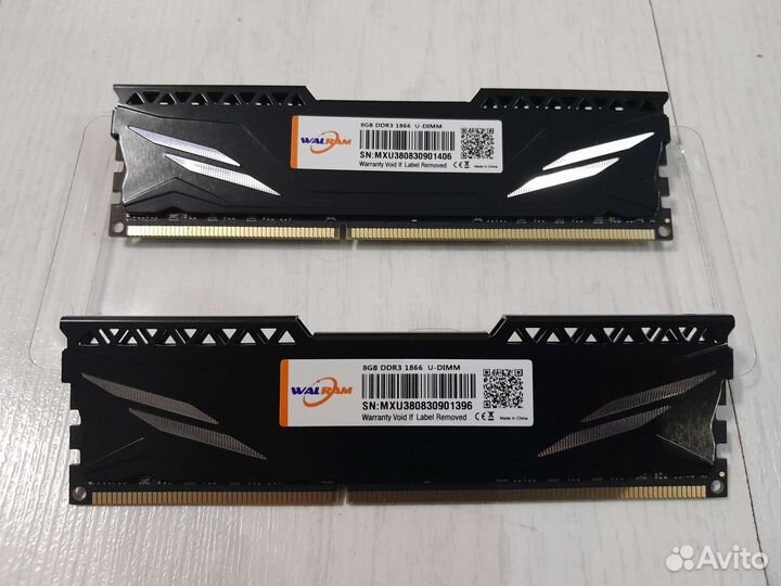 Оперативная память ddr3 16 gb 2х8гб новая