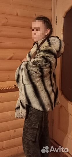 Шуба из кролика рекс 46 48