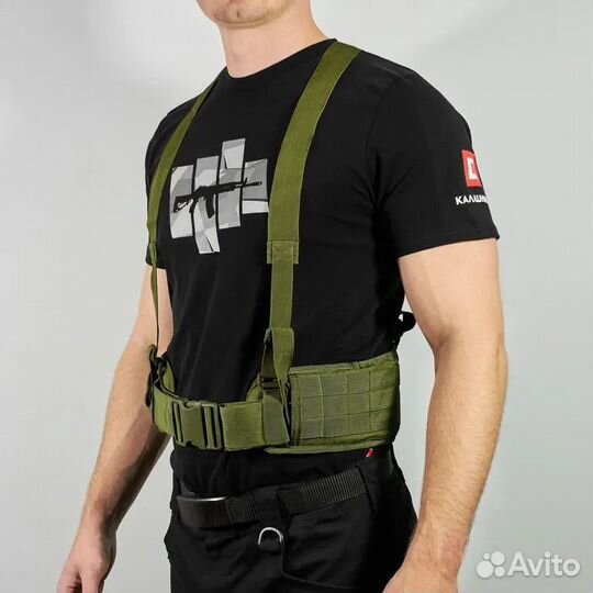 Разгрузочный пояс с лямками