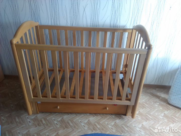 Детская кроватка (маятник) Лель