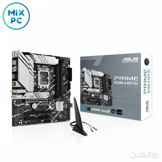 Материнская плата LGA1700 asus prime B760M-A wifi