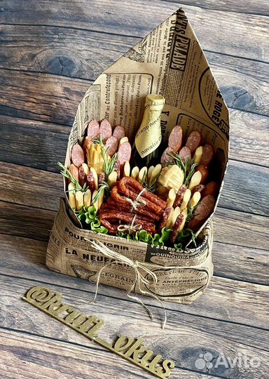 Мужской букет. Подарок на 23 и 14 февраля