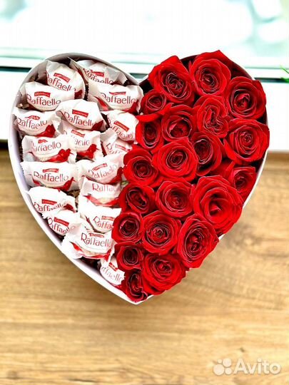 Сладкий подарок бокс на 14 февраля/ день рождение