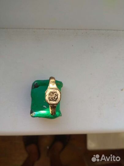 Перстень сольвычегодской эмалью