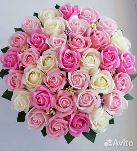 Букет из мыла, букет из мыльных роз, подарок