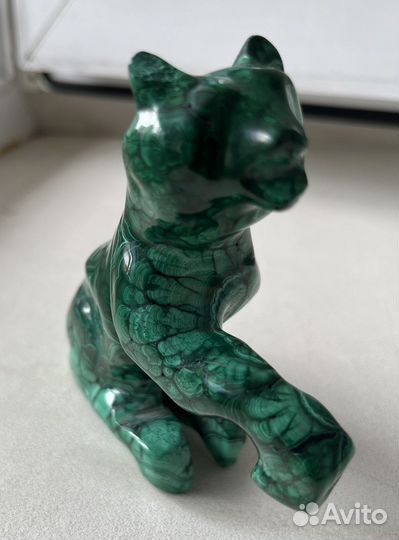 Тигр из малахита