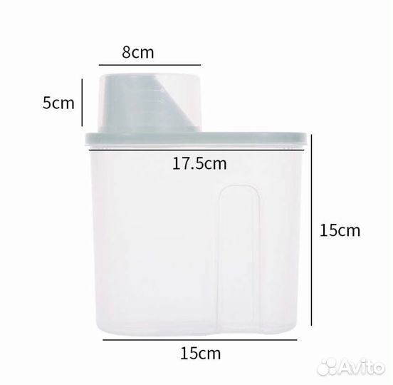 Контейнер для хранения сыпучих продуктов оптом