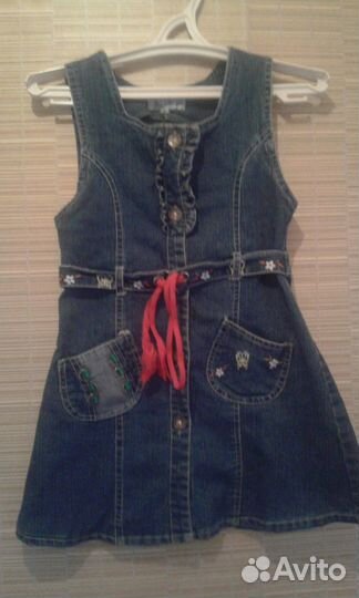 Джинсовый сарафан