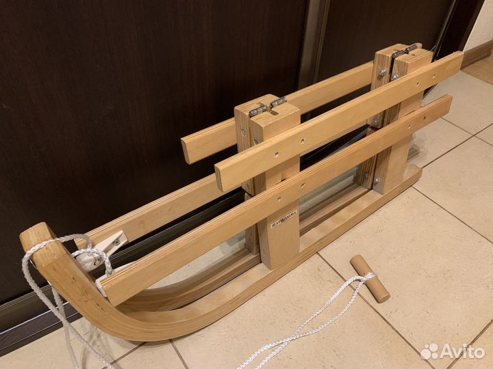 Санки деревянные детские