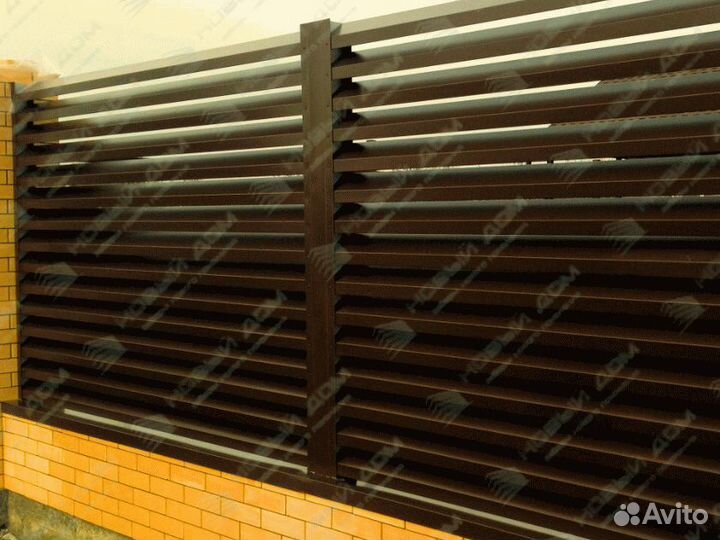 Забор жалюзи еврозабор