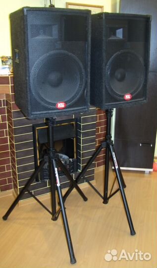 Колонки активные KL-Pro 1200W 2шт Park D15