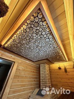 Панно из можжевельника