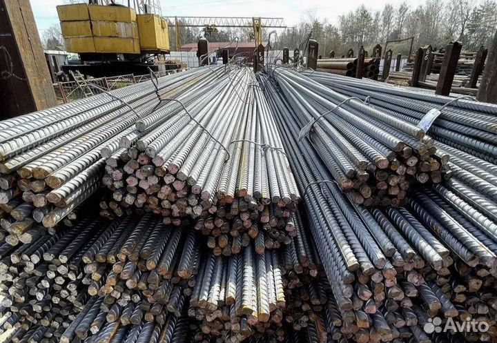 Арматура, профильные трубы. Объём