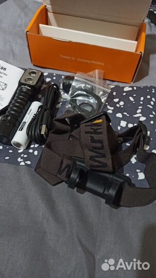 Налобный фонарь новый Wurkkos HD15 HD20 батарея