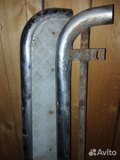 Подножки пороги на митсубиси паджеро