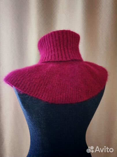 Манишка из пуха норки