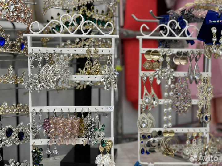 Серьги на свадьбу на никах