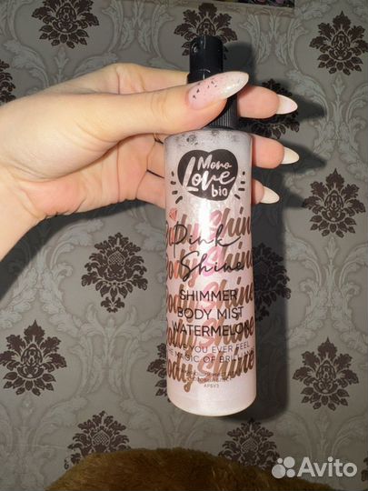 Спрей шиммер для тела