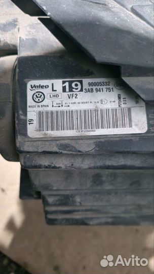 Фары volkswagen passat b7