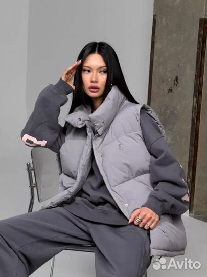 Жилетка женская теплая