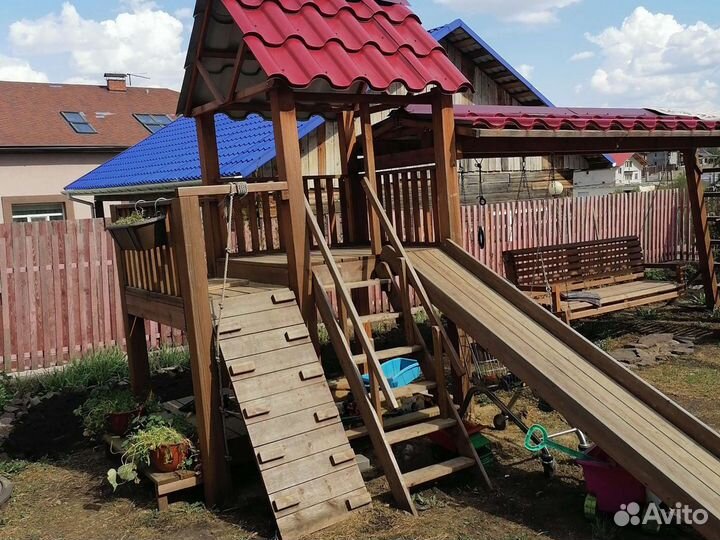 Комплекс деревянный для загородного дома