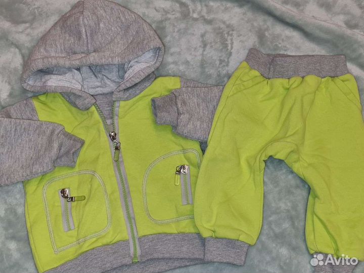 Костюмы из футера с начесом 74 и 80 р