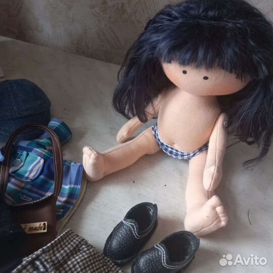 Текстильная интерьерная кукла