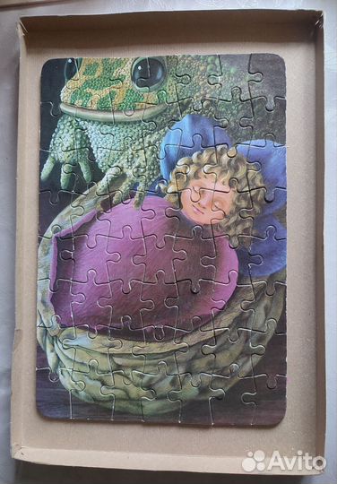 Бронь Пазлы ГДР Сказки, винтаж, две коробки