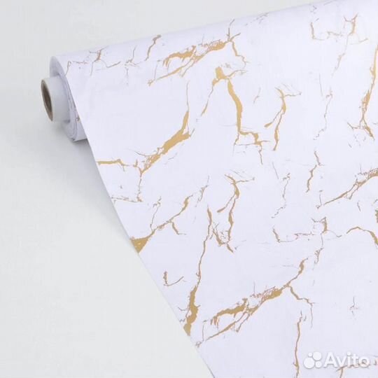 Клеёнка столовая на тканевой основе Доляна «Мрамор