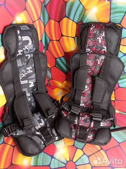 Детское автокресло бескаркасное от 3 - 12 лет