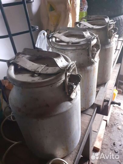 Фляга (бидон) алюминиевая бу