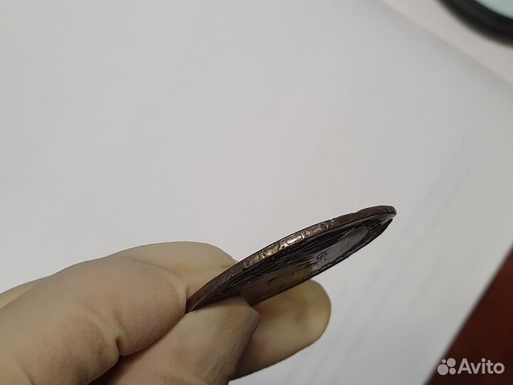 Серебр. монета 1 рубль 1742 г. Елизавета. Оригинал