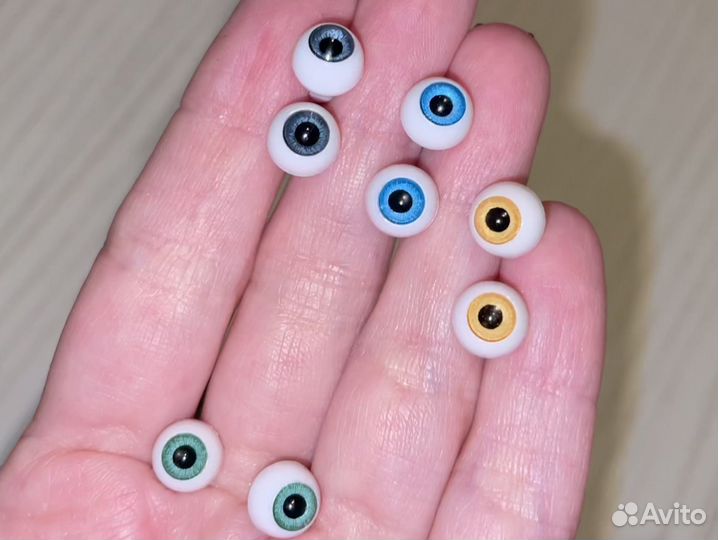 Глазки для кукол 8мм
