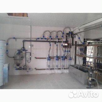 Молокопровод для содержания 100 голов крс