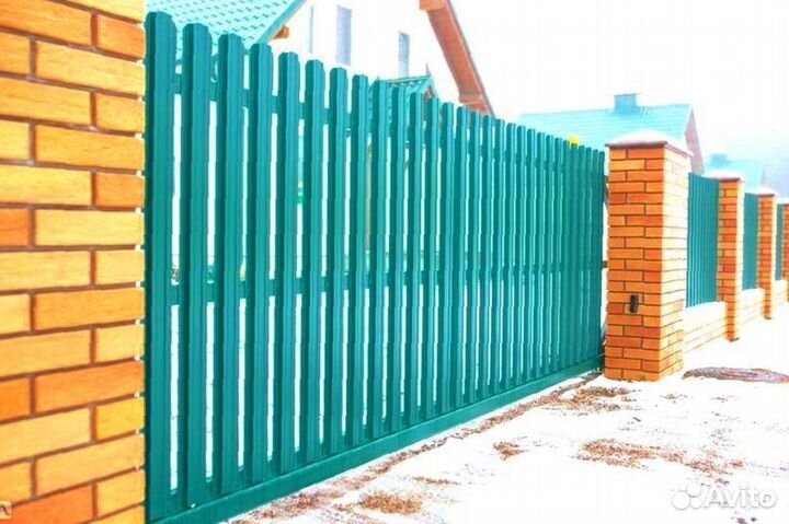Забор из профнастила