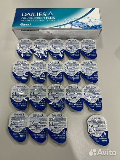 Линзы контактные Dailies Aqua Comfort Plus -3.25