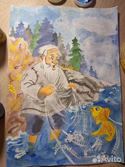 Поделка рисунок на тему сказки (и на любые темы)