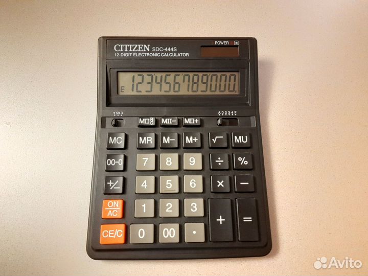 Калькулятор бухгалтерский Citizen SDC-444S