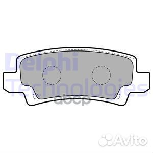 Колодки тормозные дисковые зад LP1864 Delphi