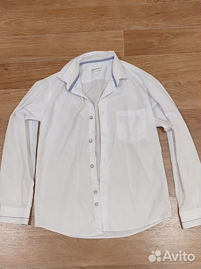 Белые рубашки для мальчика 146