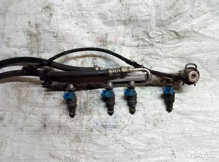 Форсунки Ауди,Фольксваген в сборе с рампой