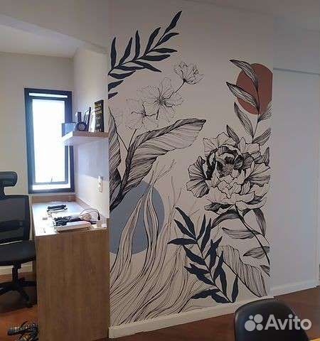 Художественная роспись стен, оформление детской