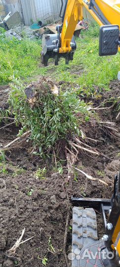 Услуги мини экскаватора/ вспашка культиватором